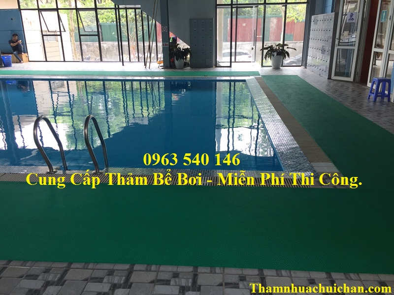 Thảm nhựa trải sàn bể bơi giá rẻ nhất Hà Nội.